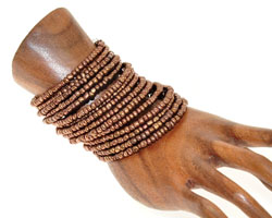 BRACCIALI PERLINE RIGIDI 15 RIGHE ETHNIC