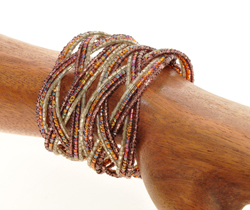 BRACCIALI RIGIDI 4 TRECCE 24 RIGHE