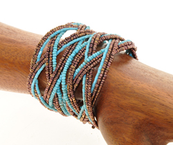 BRACCIALI RIGIDI 4 TRECCE 24 RIGHE