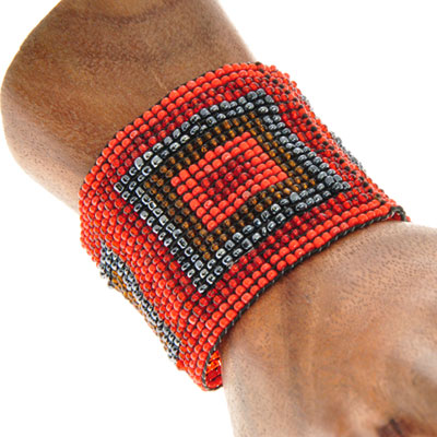 BRACCIALI ELASTICI MICROPERLINE DISEGNI ETNICI - Image 12