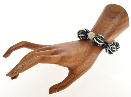 BRACCIALI CON PALLINE A SPICCHI - Image 3