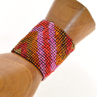 BRACCIALI ELASTICI CON PERLINE MICRO ZIG ZAG