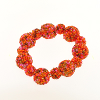 BRACCIALETTI PALLINE DI PERLINE
