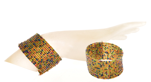 BRACCIALI RIGIDI 15 FILI PERLINE PEPESALE - Image 9