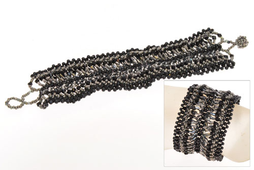 BRACCIALI APERTI CON PERLINE MULTIFILO - Image 16