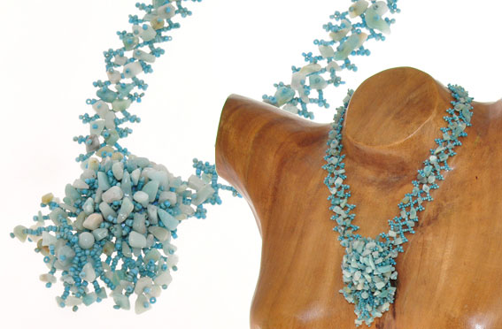 COLLANE NET STONES FLOWER TINTA UNITA - Image 5