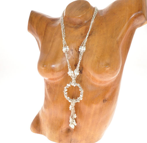 COLLANE LUNGHE NAZAR CON ANELLO E PIETRE - Image 5