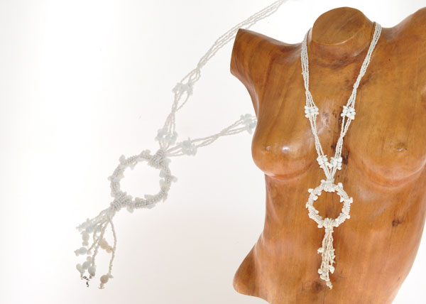 COLLANE LUNGHE NAZAR CON ANELLO E PIETRE - Image 11