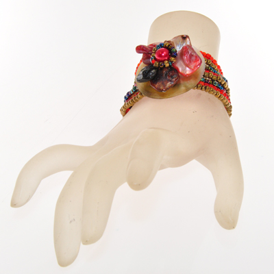 BRACCIALI ELASTICI CON FIORE MADREPERLA - Image 22