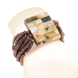 BRACCIALI ELASTICI 10 LINES MOZAIC KOTAK TINTA UNITA