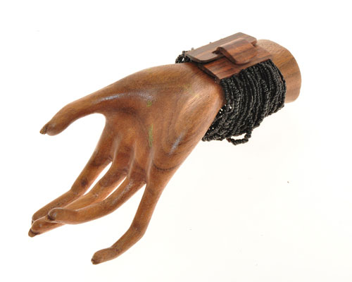 BRACCIALI ELASTICI 32 FILI COMBINASI TUBE CON FIBBIA IN LEGNO - Image 4