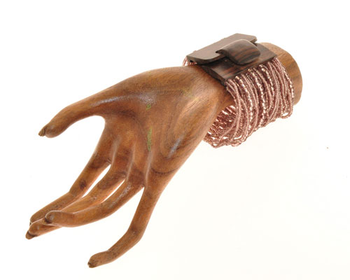 BRACCIALI ELASTICI 32 FILI COMBINASI TUBE CON FIBBIA IN LEGNO - Image 7