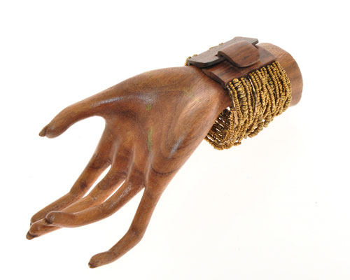 BRACCIALI ELASTICI 32 FILI COMBINASI TUBE CON FIBBIA IN LEGNO - Image 9