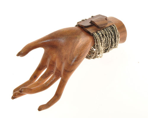 BRACCIALI ELASTICI 32 FILI COMBINASI TUBE CON FIBBIA IN LEGNO - Image 10