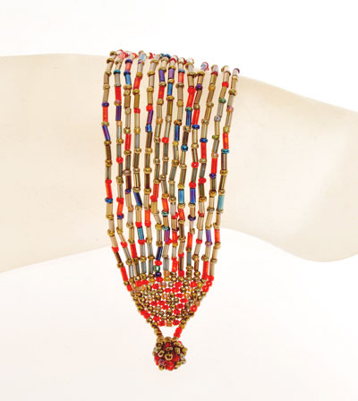 BRACCIALE PERLINE 13 FILI TUBE INDONESIA - Image 2