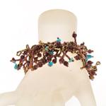 BRACCIALI INTRECCIATI CON PERLINE E PIETRE