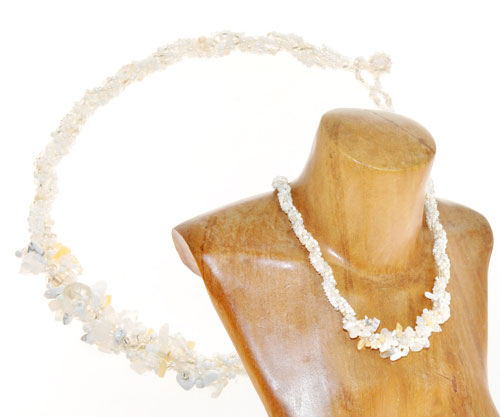 COLLANE CON PERLINE INTRECCIATE E PIETRE - Image 15