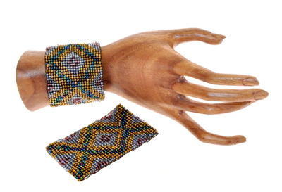 BRACCIALI ELASTICI MICROPERLINE DISEGNI ETNICI - Image 16