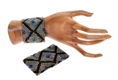 BRACCIALI ELASTICI MICROPERLINE DISEGNI ETNICI - Image 18