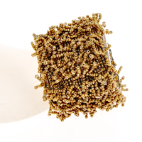 BRACCIALETTI PERLINE MODELLO CORALLO PIATTO CM 5