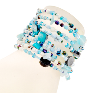 BRACCIALI RIGIDI 10 LINE RESIN KERAMIK