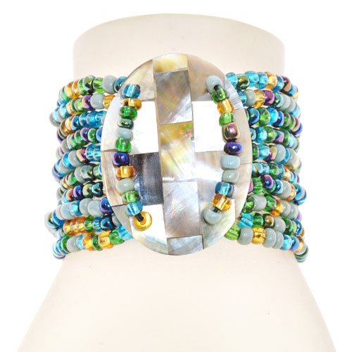 BRACCIALI 10 LINES KERANG OVAL MOZAIC - Image 6