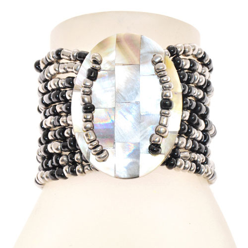 BRACCIALI 10 LINES KERANG OVAL MOZAIC - Image 8