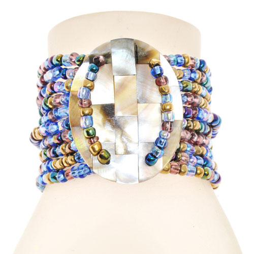 BRACCIALI 10 LINES KERANG OVAL MOZAIC - Image 9