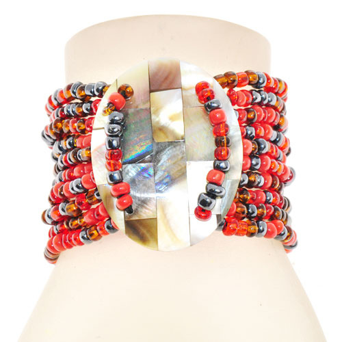 BRACCIALI 10 LINES KERANG OVAL MOZAIC - Image 10