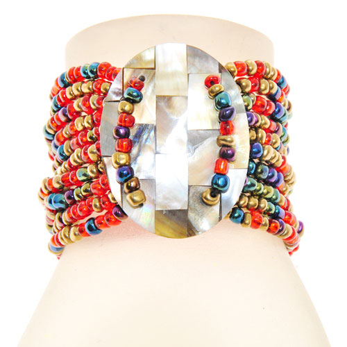 BRACCIALI 10 LINES KERANG OVAL MOZAIC - Image 11