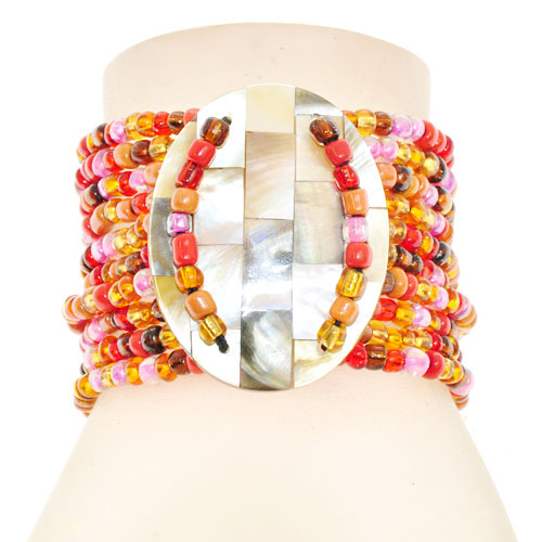 BRACCIALI 10 LINES KERANG OVAL MOZAIC - Image 12