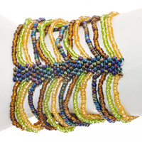 BRACCIALE PERLINE 15 FILI MODELLO ONDA