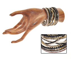 BRACCIALI TRECCIA METAL STYLE