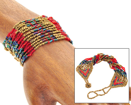 BRACCIALE PERLINE COMBINAZIONE 13 FILI TUBE TITIK - Image 13