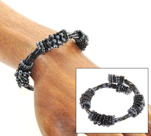 BRACCIALI ZAFIRA 3 ROPE CRYSTAL - Image 2