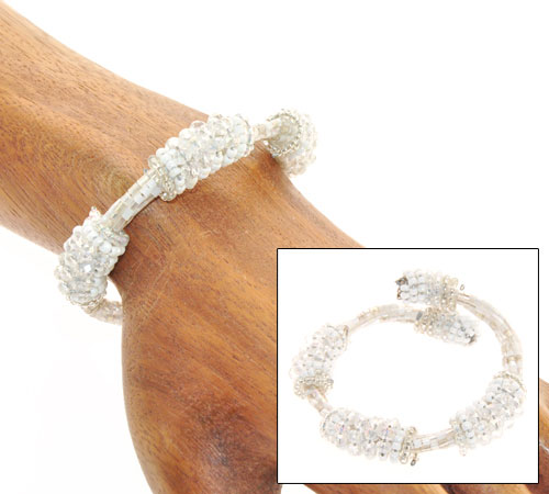 BRACCIALI ZAFIRA 3 ROPE CRYSTAL - Image 3