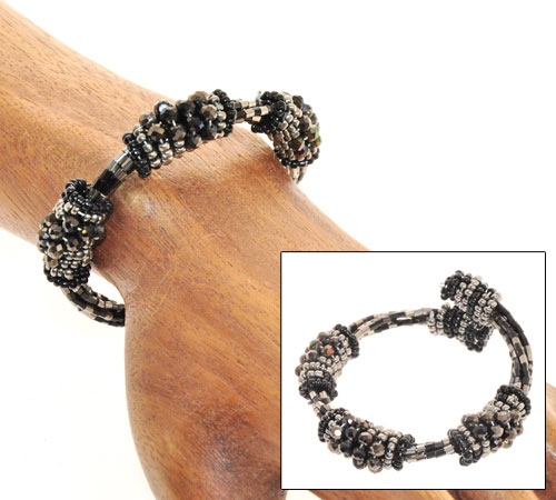 BRACCIALI ZAFIRA 3 ROPE CRYSTAL - Image 6