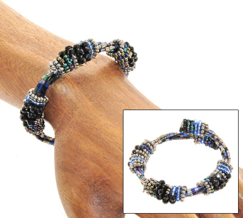 BRACCIALI ZAFIRA 3 ROPE CRYSTAL - Image 7