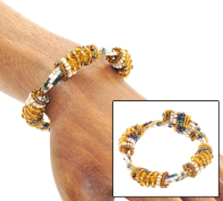 BRACCIALI ZAFIRA 3 ROPE CRYSTAL