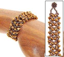 BRACCIALI TRECCIA SPIGA BEADING