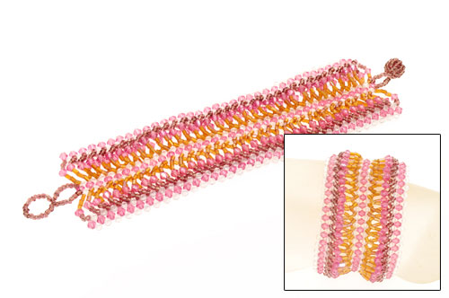 BRACCIALI APERTI CON PERLINE MULTIFILO - Image 18