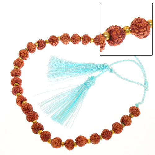 BRACCIALI TASSEL RUDRASKA COMB. GEAR GOLD MOTIF - Image 3