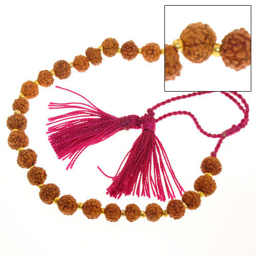 BRACCIALI TASSEL RUDRASKA COMB. GEAR GOLD MOTIF - Image 6