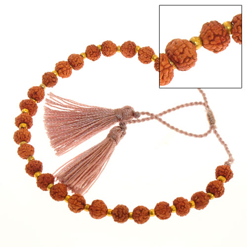 BRACCIALI TASSEL RUDRASKA COMB. GEAR GOLD MOTIF - Image 10