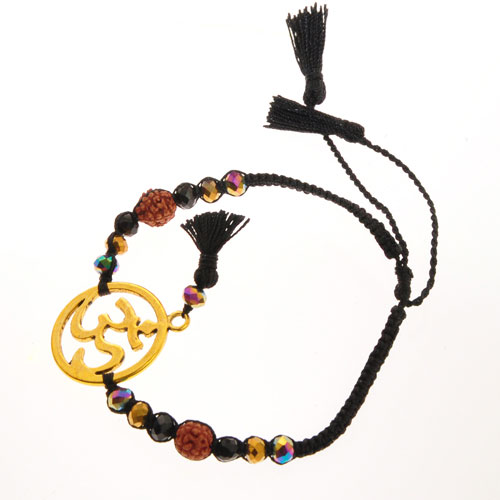 BRACCIALI MORBIDI TASSEL OM CIRCLE COLORE ORO - Image 5