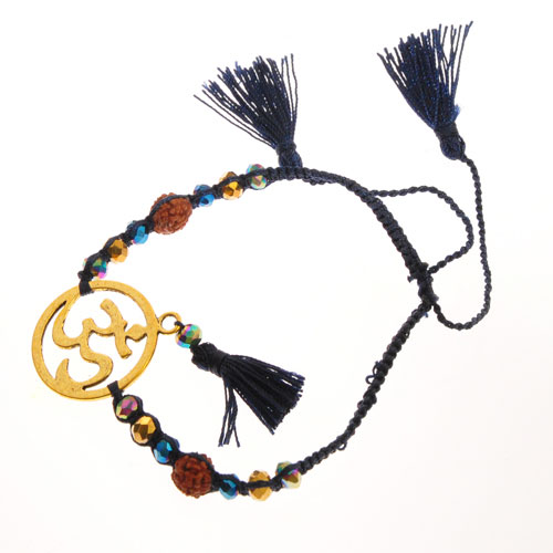 BRACCIALI MORBIDI TASSEL OM CIRCLE COLORE ORO - Image 6