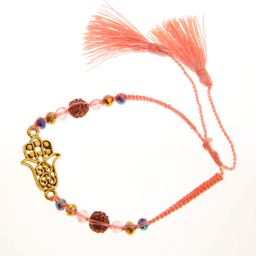 BRACCIALI MORBIDI TASSEL FATIMA CIRCLE COLORE ORO - Image 2