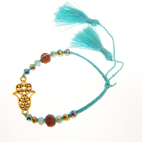 BRACCIALI MORBIDI TASSEL FATIMA CIRCLE COLORE ORO - Image 3