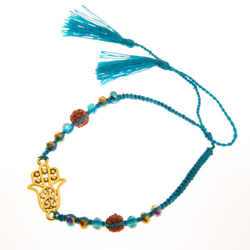 BRACCIALI MORBIDI TASSEL FATIMA CIRCLE COLORE ORO - Image 4