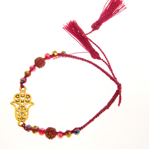 BRACCIALI MORBIDI TASSEL FATIMA CIRCLE COLORE ORO - Image 5